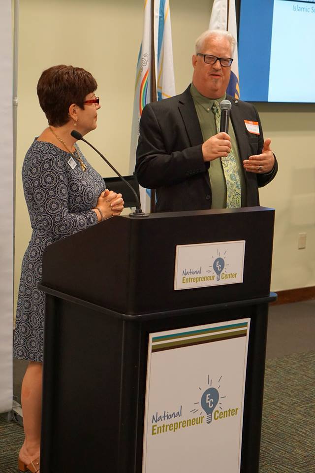 Todd speaking at the National Entrepreneur Center