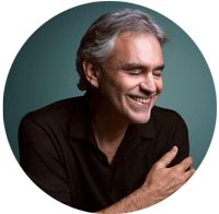 headshot of Andrea Bocelli