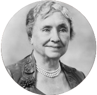 headshot of Helen Keller
